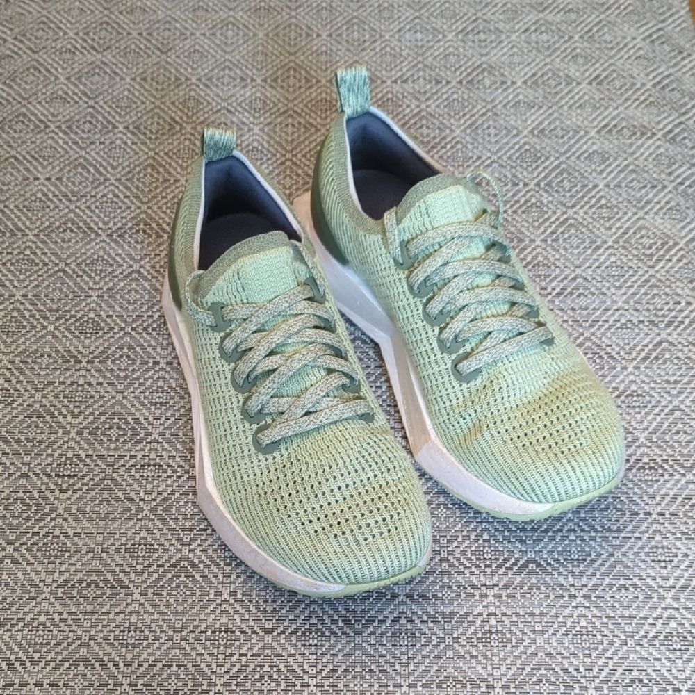 Allbirds Forage Green Tree Flyer Women's Knit Sneakers